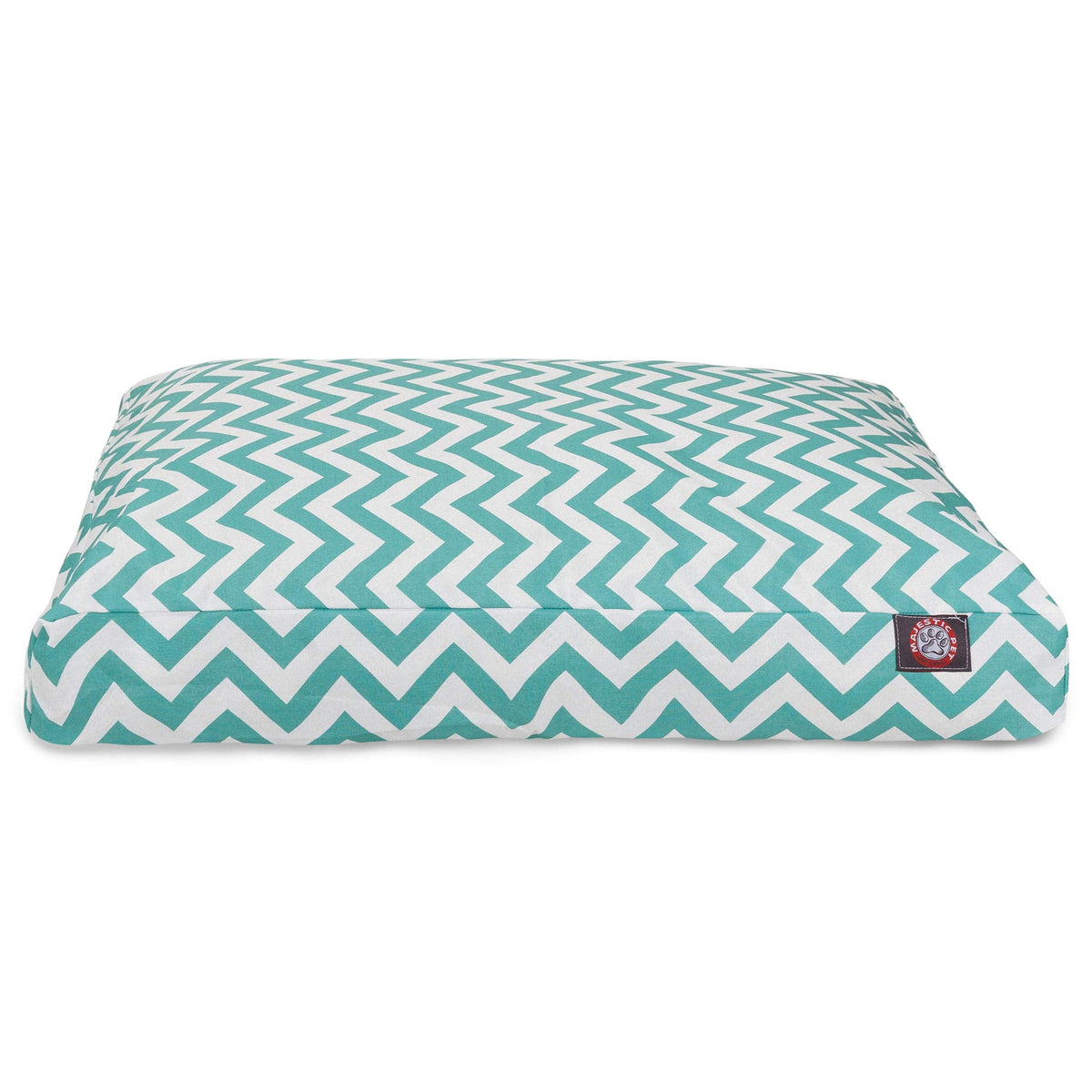 Teal Chevron Extra Large Rectangle Indoor Outdoor Pet Dog Bed With Removable Washable Cover By Majestic Pet Products Best YouTube Store
