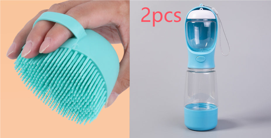 Water And Food Integrated Dog Walking Portable Cat Drinking Water Portable Cup Pets Fashion
