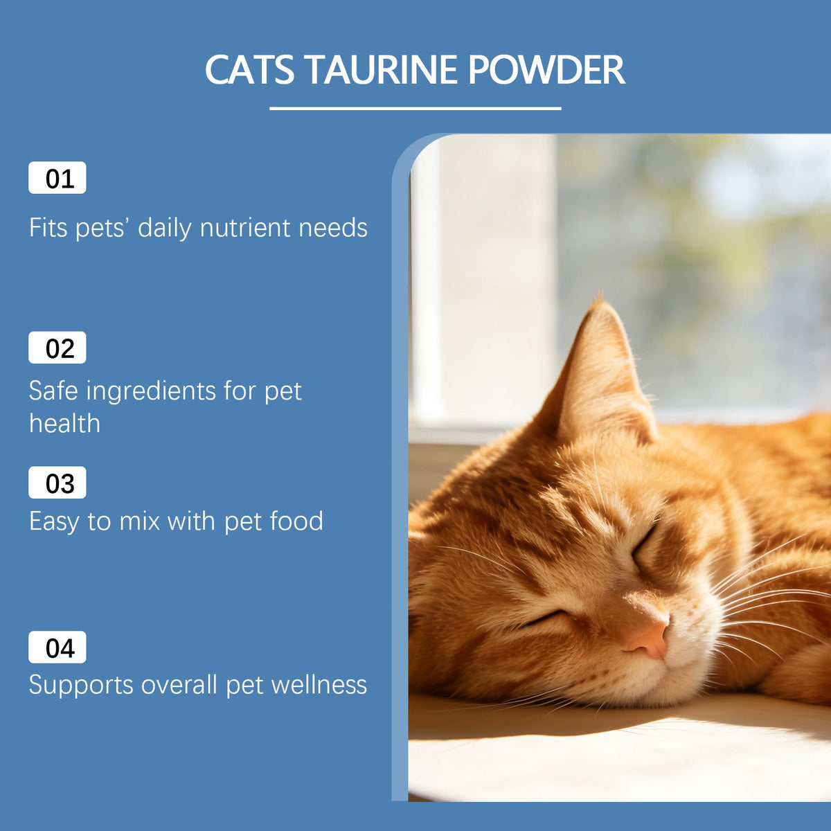 Cat Taurine Powder Pets Fashion