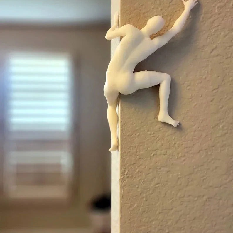 Unique Climber Sculpture Wall Decor Climber Wall Decoration PearlNestDecor.com