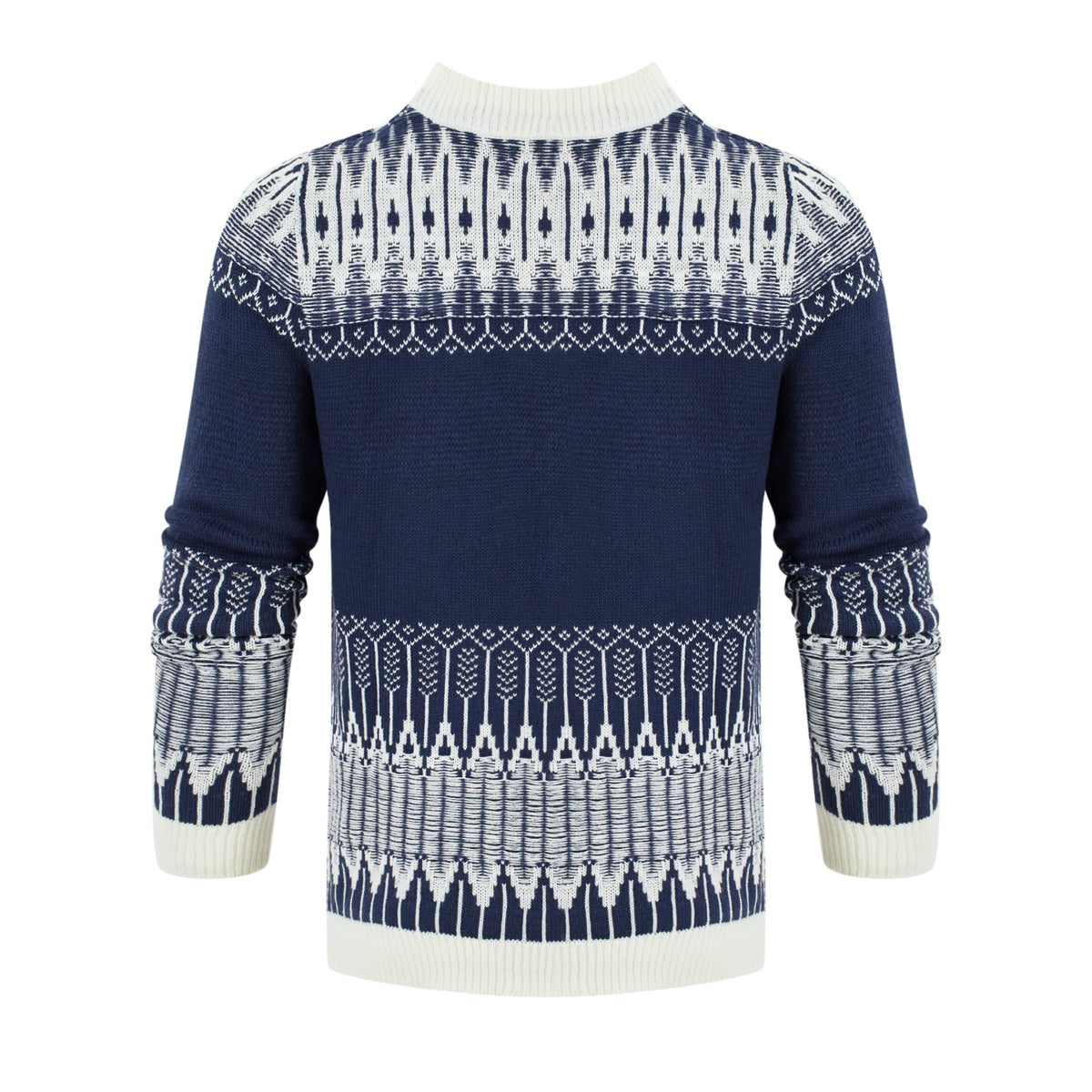 Men's Knitted Sweater Fashion Long-sleeved Pullover Tops Fall And Winter Clothing NorixaFashion.com