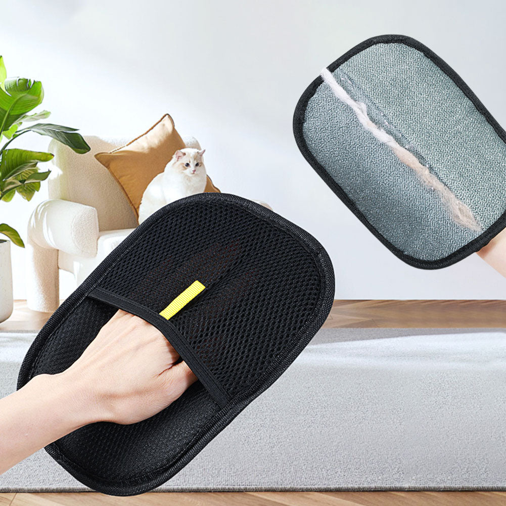 Pet Hair Remover Mitt Pet Hair Remover Gloves Deshedding Brush Glove For Dog Cat Rabbit With Long Short Curly Hair Pets Fashion