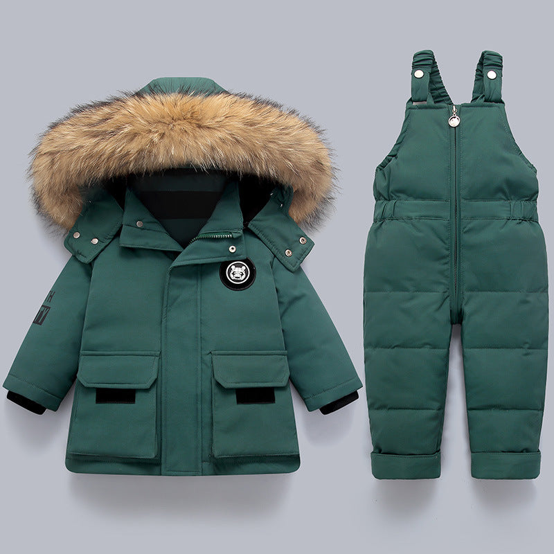 Children's Down Jacket Set for Ages 1-5 (2 Pieces) Pi-Mart