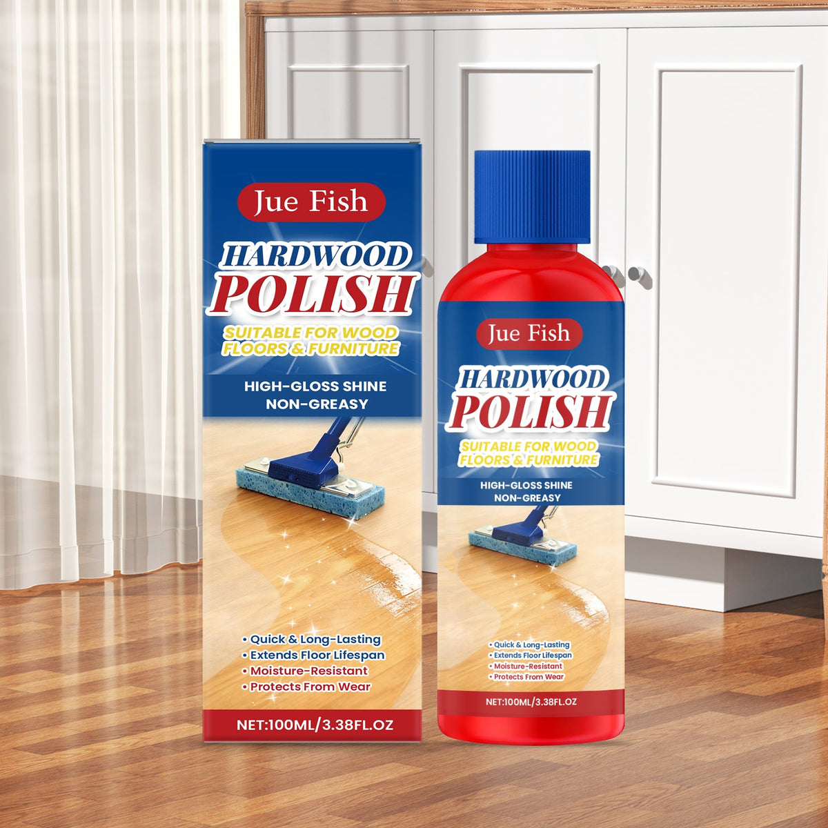 Wood Floor Polishing Agent 1 0 0ml-box Tri Light Beauty