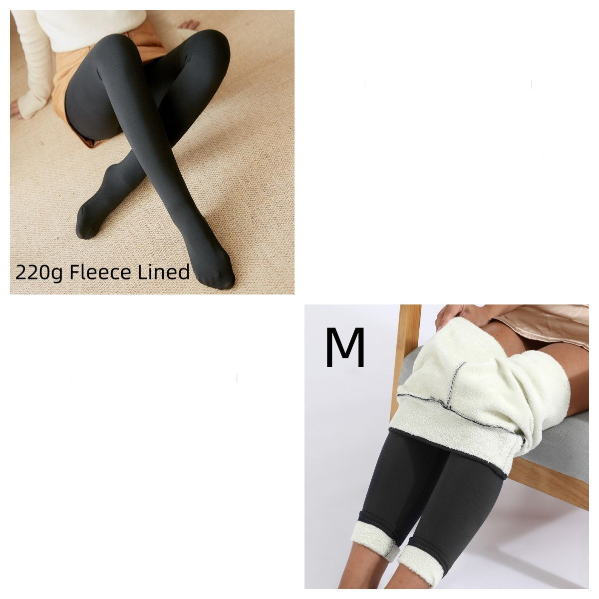 Fleece-lined Thickened Sheer Tights Leggings Transparent One-piece Pantyhose Superb Fleshcolor Pantynose NorixaFashion.com