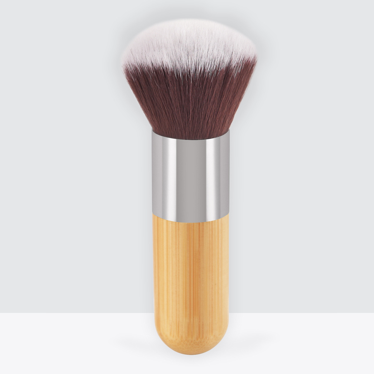 Women's Bamboo Handle Flat Makeup Brush LadyShow.Store