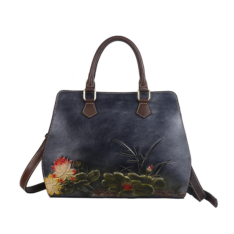 Original first layer cowhide handbags LadyShow.Store