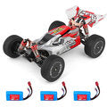 Wltoys 144001 1/14 2.4G 4WD High Speed Racing RC Car Vehicle Models 60km/h 7.4v 1500mah Two or Three Battery