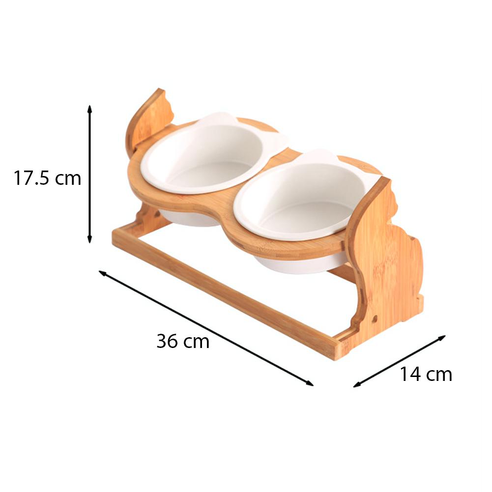 Pet bowl cat food bowl Pets Fashion