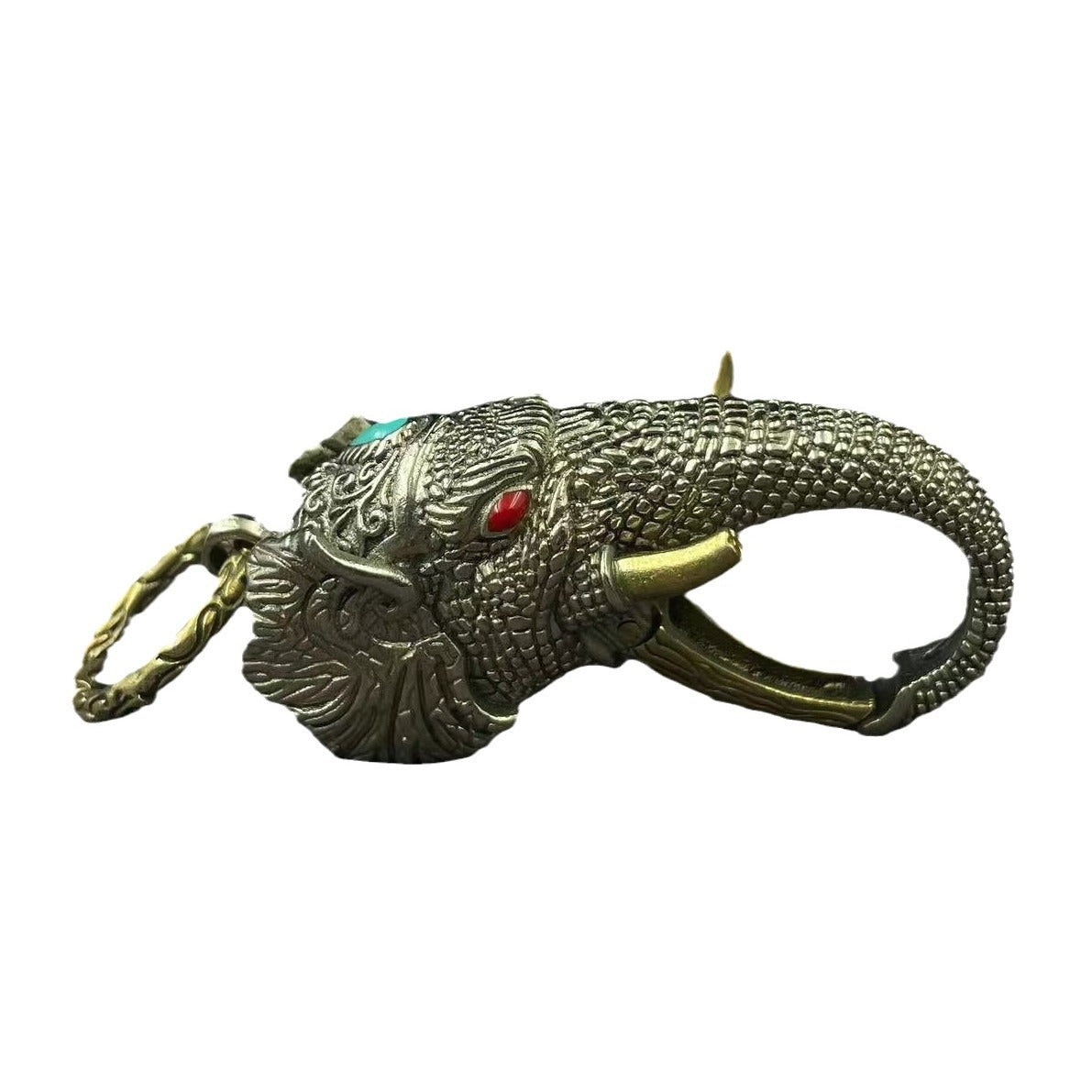 Elephant Keychain Men's Antique Waist Hanging LadyShow.Store