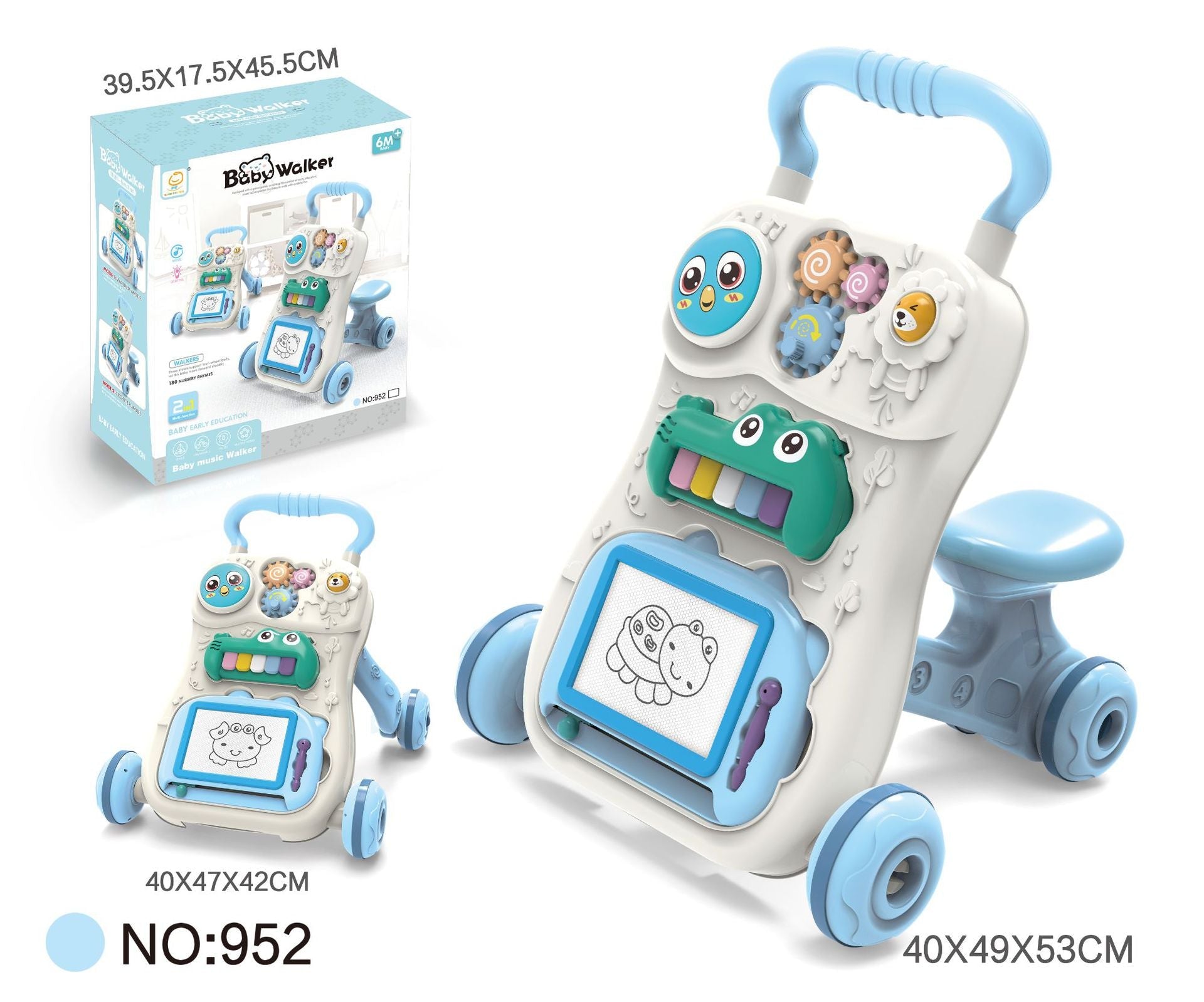 Multifunctional Baby Walker Toy with Music LuxuryLifeWay Online Store