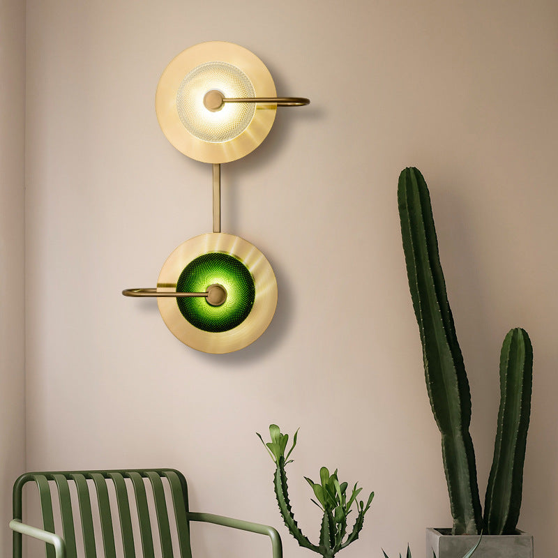 Creative Restaurant Living Room Bedroom Background Wall Lamp PearlNestDecor.com