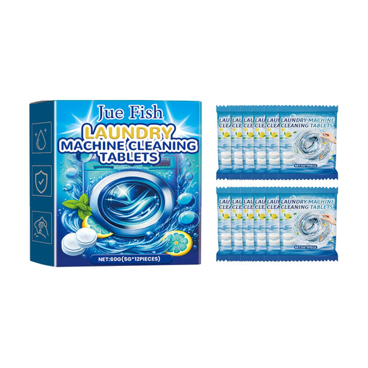 Washing Machine Cleaning Effervescent Tablets  Boxed Tri Light Beauty