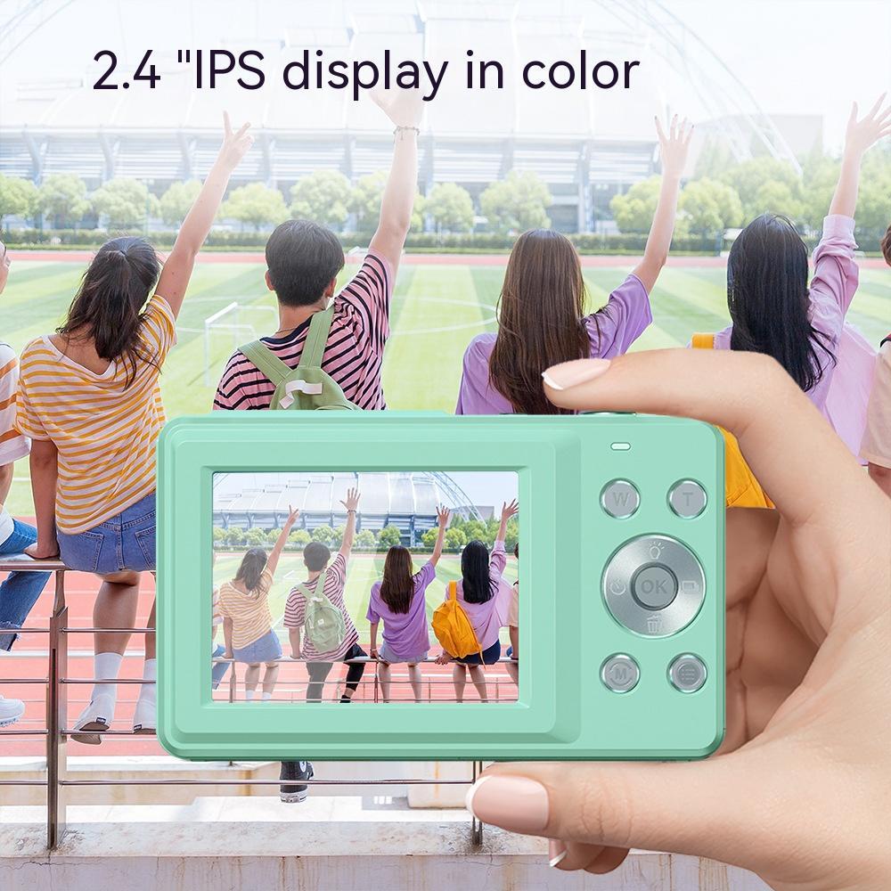 Mini Digital Camera Children's HD Digital Camera Student Mini Digital Camera Boys And Girls Christmas Birthday Gift Children's Entry-level Camera Best YouTube Store
