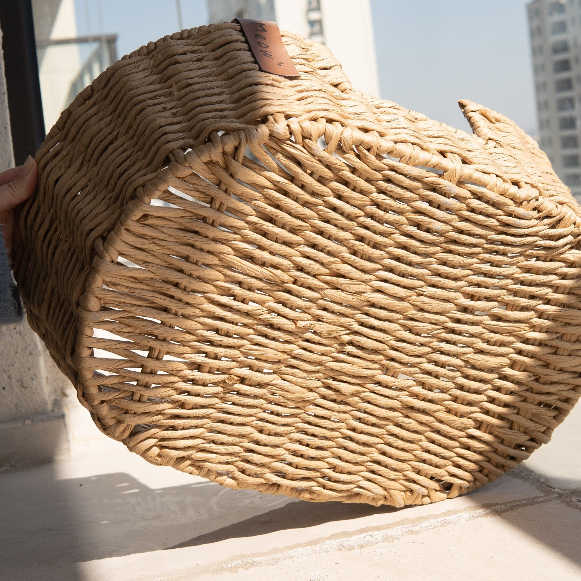 Hand-woven Warm Universal Rattan Basket Pet Nest Pets Fashion