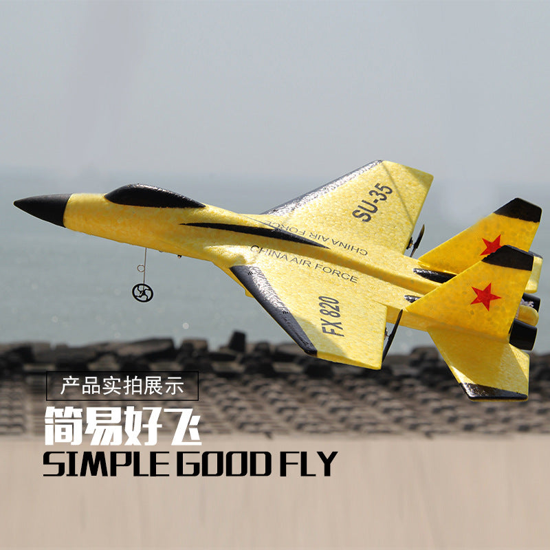 SU35 Remote Control AircraftFX820 remote control fighter fixed wing glide foam children's model airplane LuxuryLifeWay Online Store
