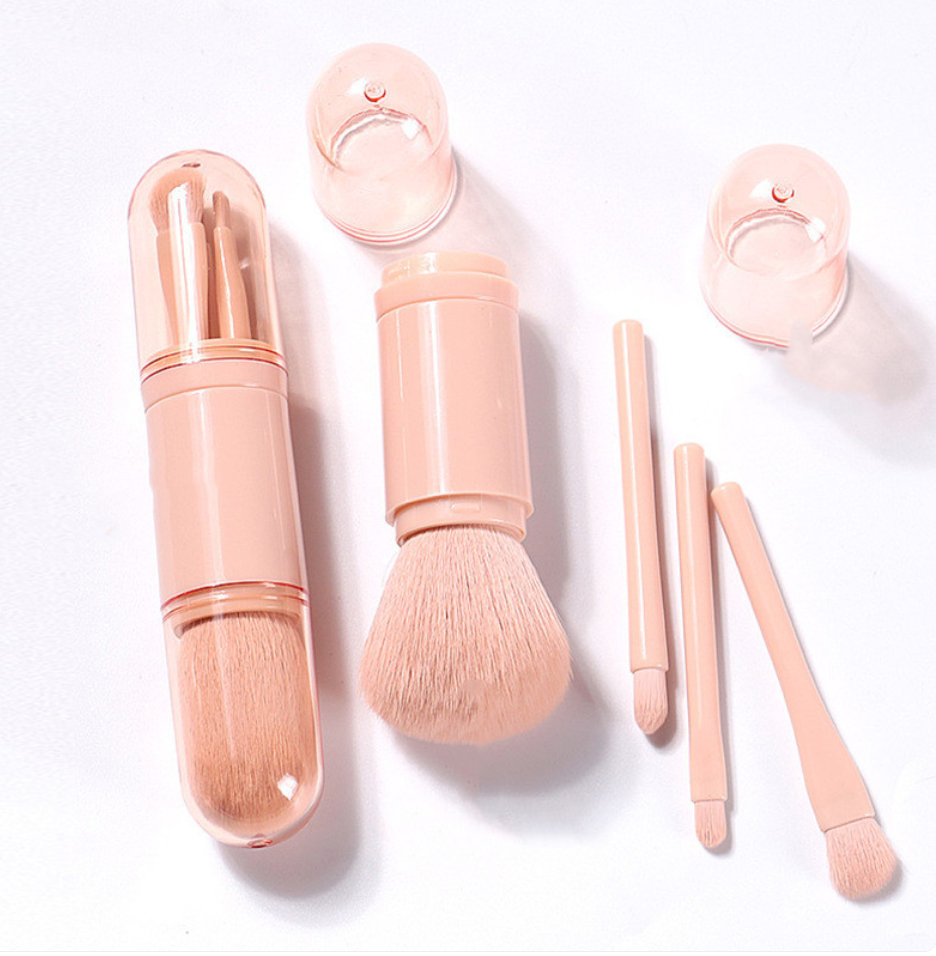 4-in-1 Retractable Portable Makeup Brush LadyShow.Store