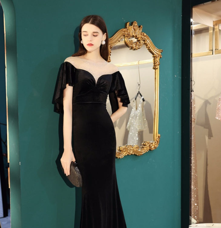 High End Fishtail Evening Dress Women NorixaFashion.com