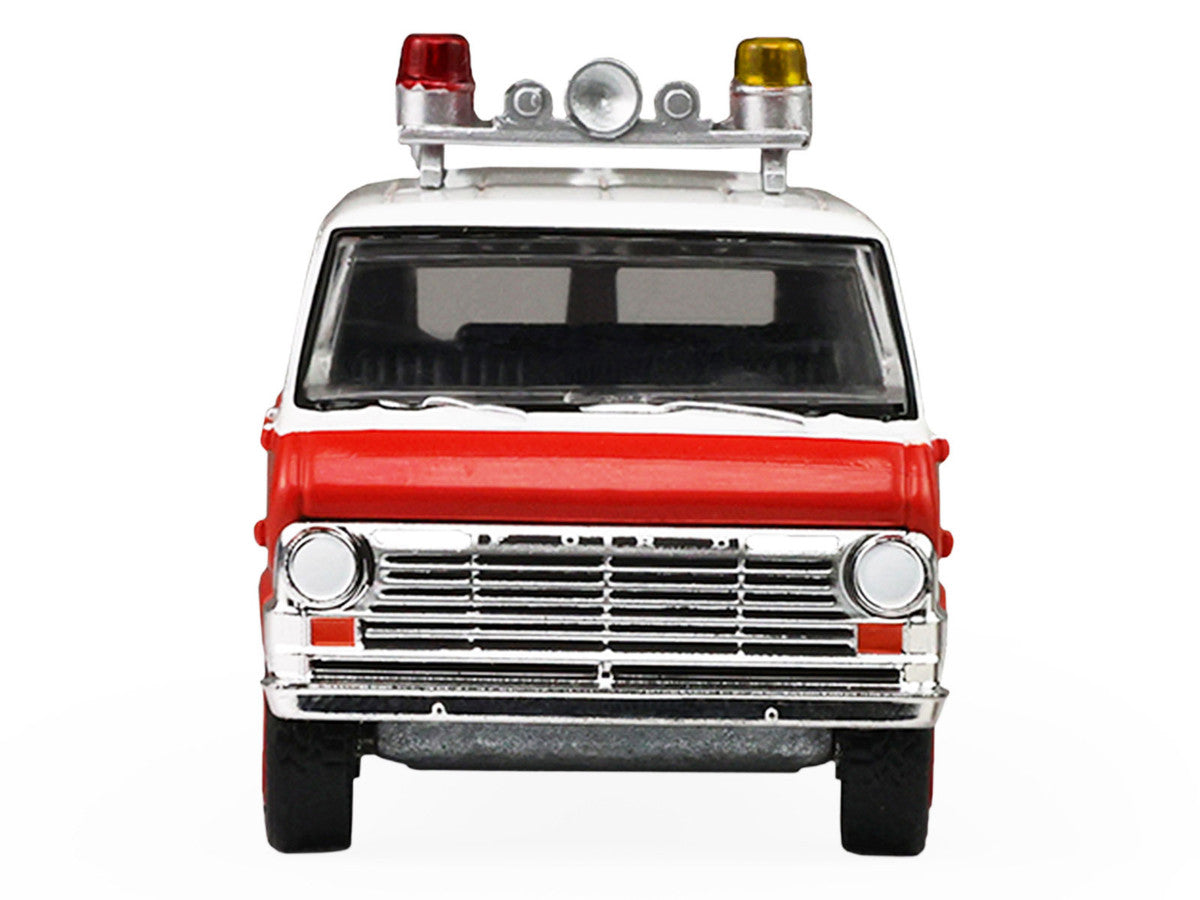 1969 Ford Econoline Ambulance "Los Angeles Fire Department" Red and White "Fire & Rescue" Series #5 1/64 Diecast Model Car by Greenlight LuxuryLifeWay Online Store