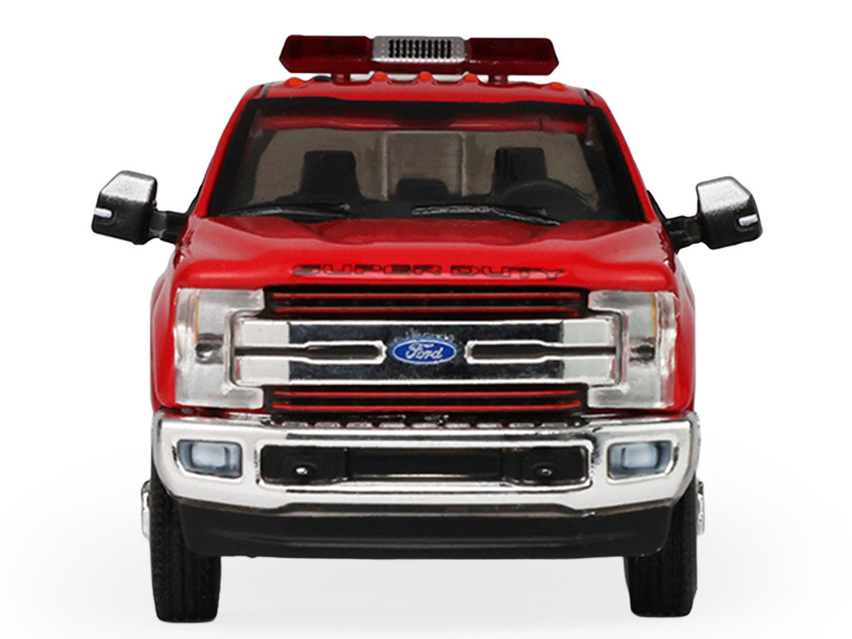2018 Ford F-350 Pickup Truck "Los Angeles Fire Department" Red with White Stripes "Fire & Rescue" Series #5 1/64 Diecast Model Car by Greenlight LuxuryLifeWay Online Store