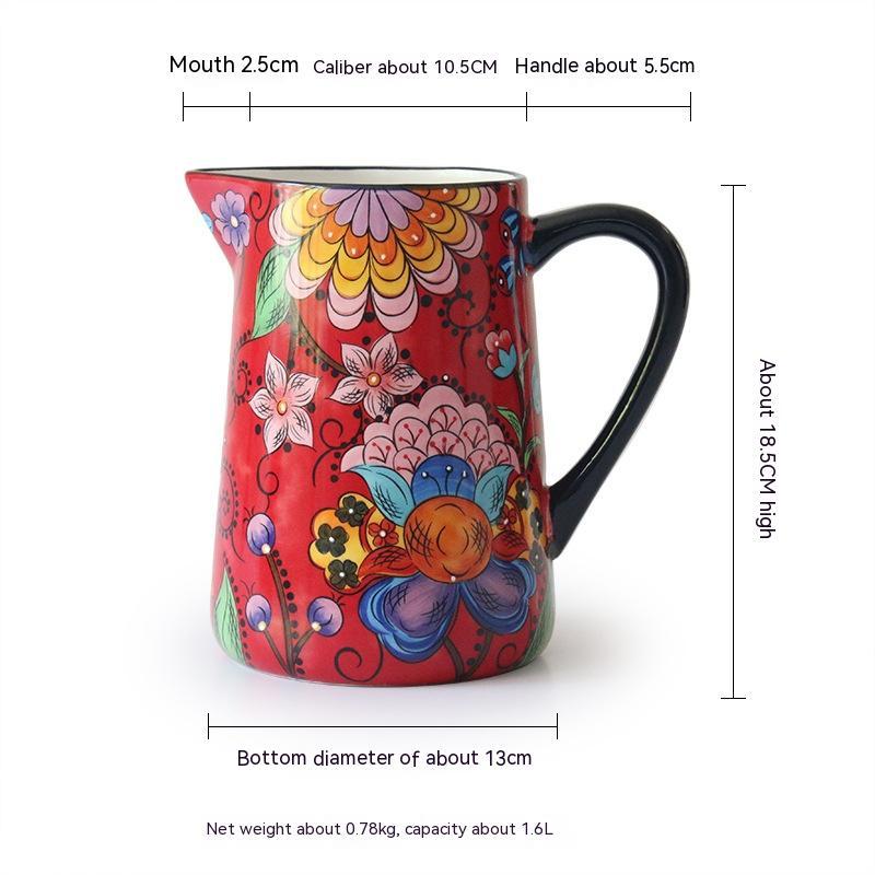 European-style Ceramic Household Large Capacity Kettle PearlNestDecor.com