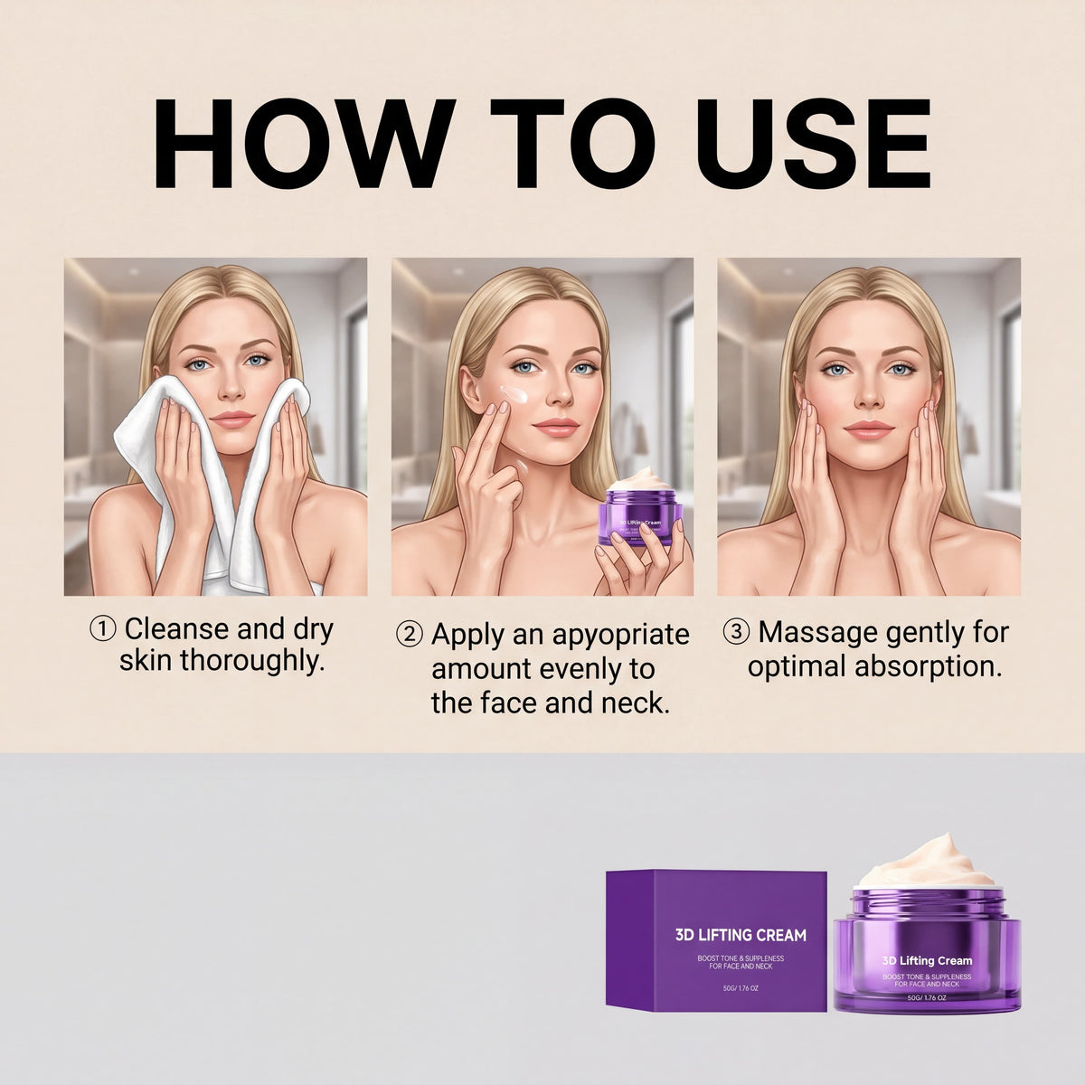 Tirai Firming Face And Neck Cream 50g Box Tri Light Beauty