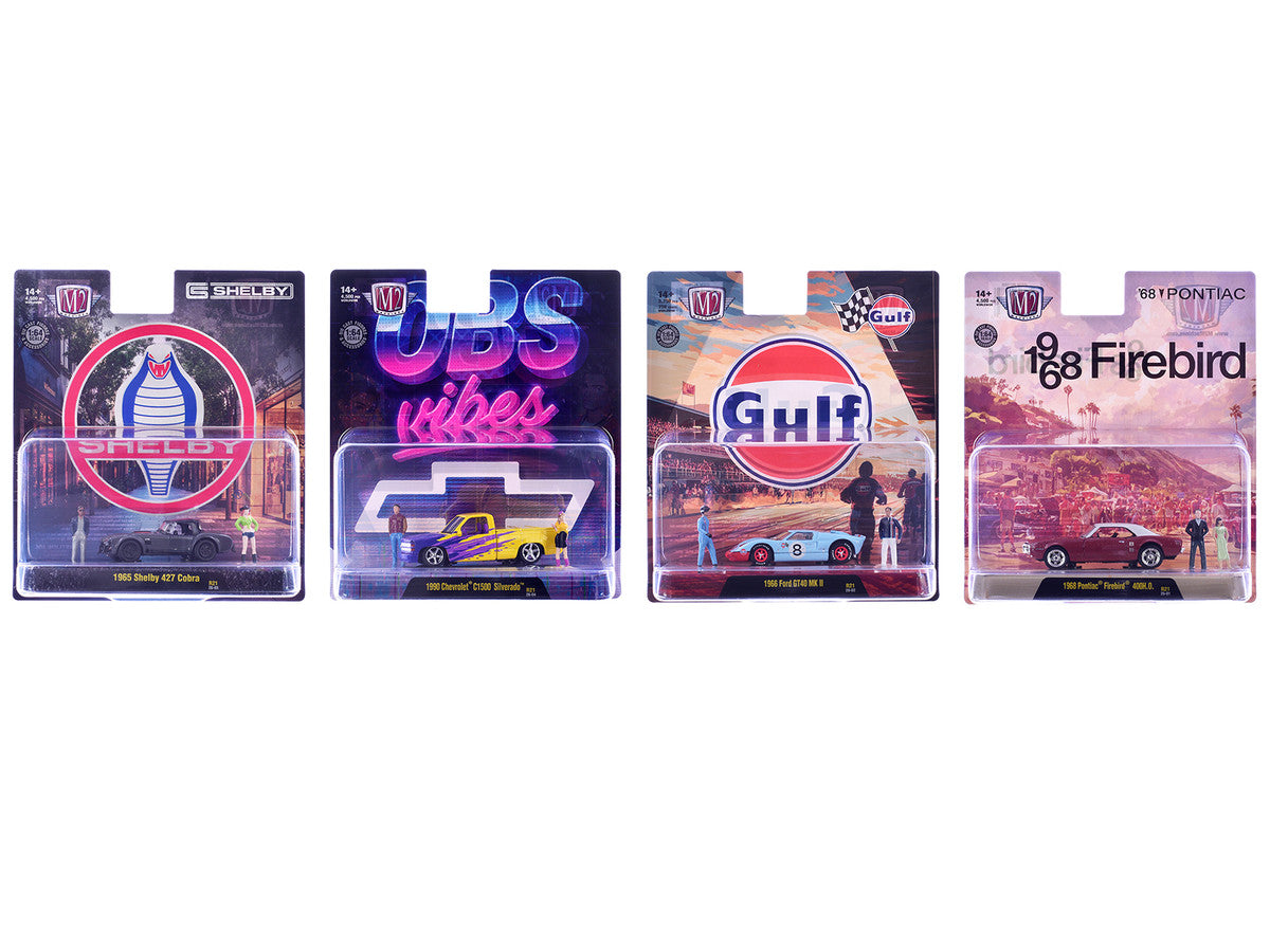"Auto News" Release 20 Set of 4 Cars Limited Edition to 4500 pieces Worldwide 1/64 Diecast Models by M2 Machines LuxuryLifeWay Online Store