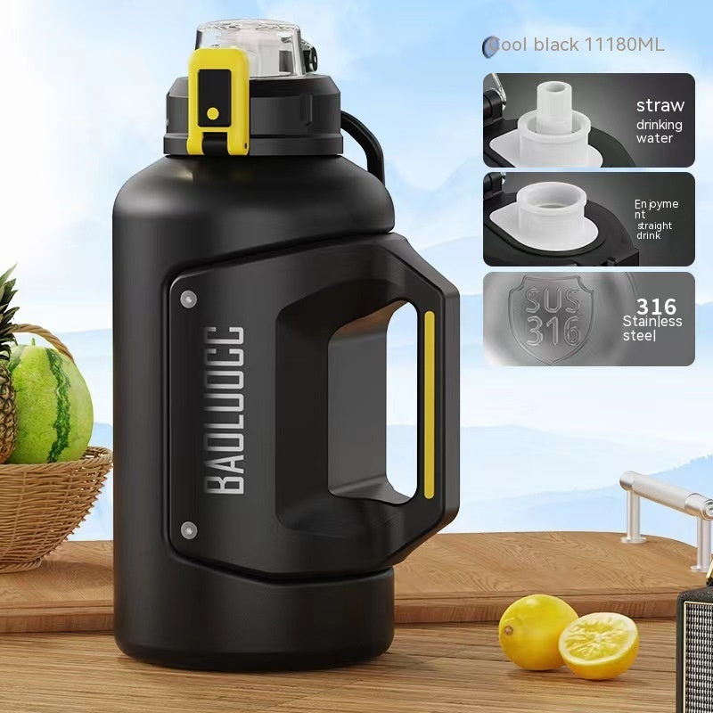 Portable Large Capacity Stainless Steel Insulated Sports Kettle PearlNestDecor.com
