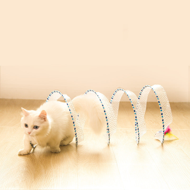 Foldable Storage Of Cat Tunnel Toys Pets Fashion