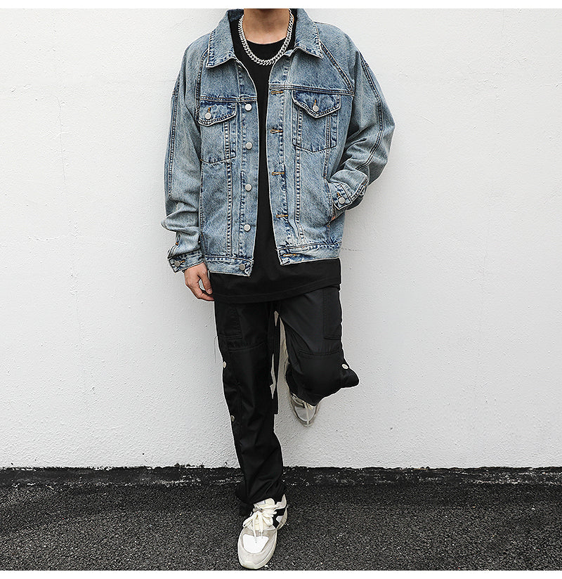 Loose denim jacket Best YouTube Store
