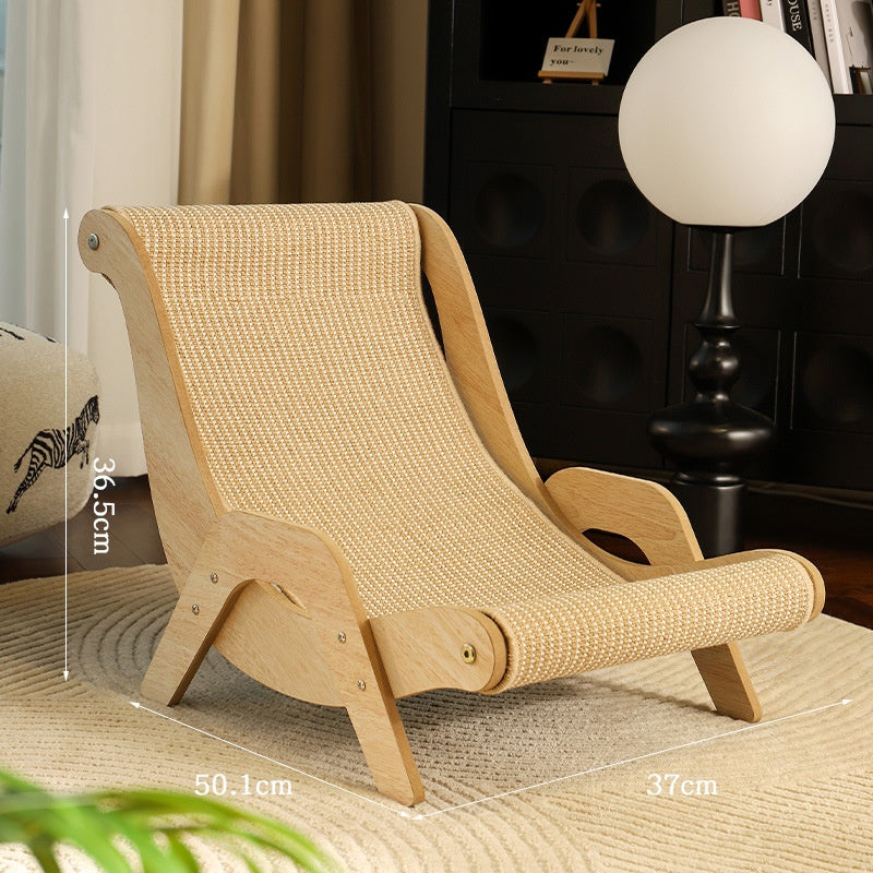 Sisal Cat Scratcher Bed Lounge, Wear-Resistant Low-Shedding Toy Pets Fashion