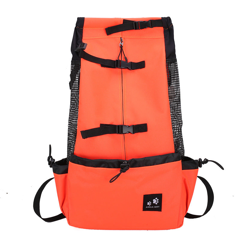 Pet Dog Carrier Bag Carrier For Dogs Backpack Out Double Shoulder Portable Travel Backpack Outdoor Dog Carrier Bag Travel Pets Fashion