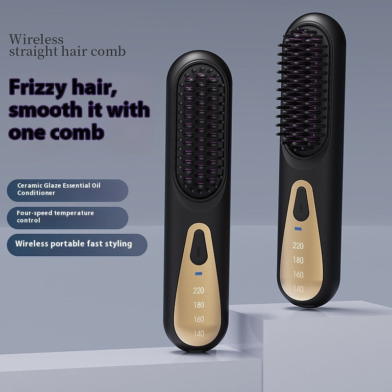 Anion Straight Comb Dual-use Lazy Hair Curler LadyShow.Store