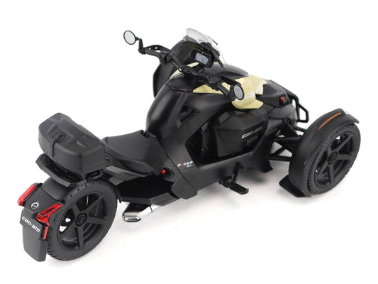 Can-Am Ryker Rally 3-Wheel Motorcycle Sand Storm and Black 1/12 Diecast Model by BRP Models LuxuryLifeWay Online Store