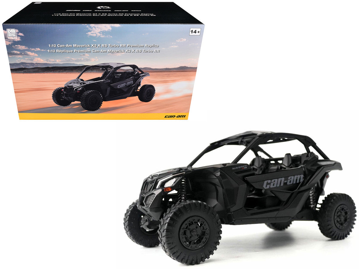 Can-Am Maverick X3 X RS Turbo RR Black 1/12 Diecast Model by BRP Models LuxuryLifeWay Online Store