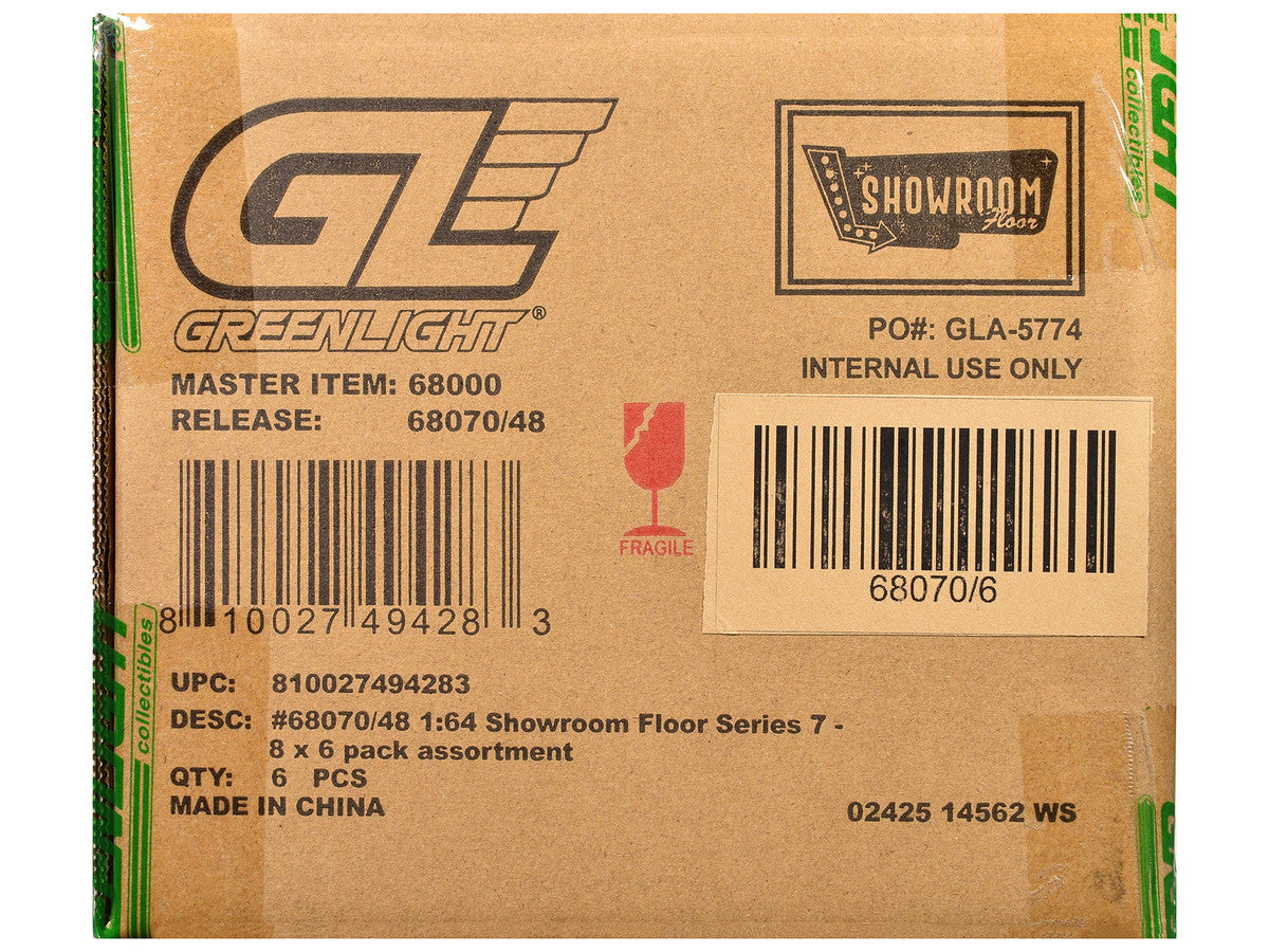 "Showroom Floor" Series 7 Set of 6 Cars 1/64 Diecast Model Cars by Greenlight LuxuryLifeWay Online Store