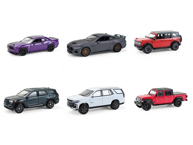 "Showroom Floor" Series 7 Set of 6 Cars 1/64 Diecast Model Cars by Greenlight LuxuryLifeWay Online Store