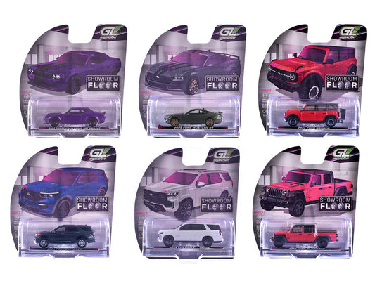 "Showroom Floor" Series 7 Set of 6 Cars 1/64 Diecast Model Cars by Greenlight LuxuryLifeWay Online Store