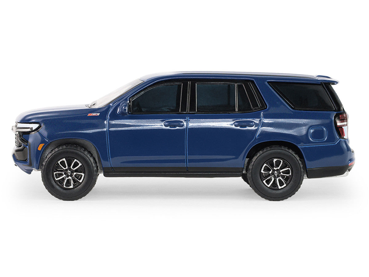 2024 Chevrolet Tahoe Midnight Blue Metallic "Auto Mall" Series 8 1/64 Diecast Model Car by Greenlight LuxuryLifeWay Online Store