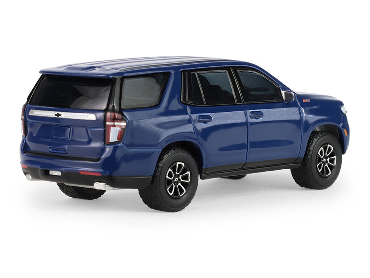 2024 Chevrolet Tahoe Midnight Blue Metallic "Auto Mall" Series 8 1/64 Diecast Model Car by Greenlight LuxuryLifeWay Online Store