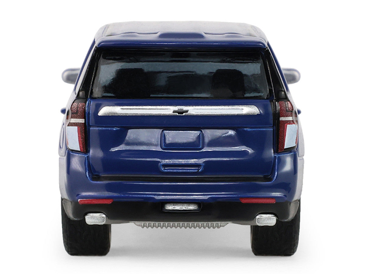 2024 Chevrolet Tahoe Midnight Blue Metallic "Auto Mall" Series 8 1/64 Diecast Model Car by Greenlight LuxuryLifeWay Online Store