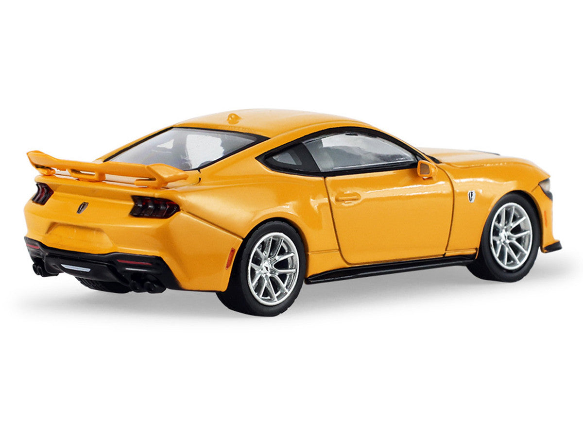 2024 Ford Mustang Dark Horse Yellow Splash Metallic "Auto Mall" Series 8 1/64 Diecast Model Car by Greenlight LuxuryLifeWay Online Store