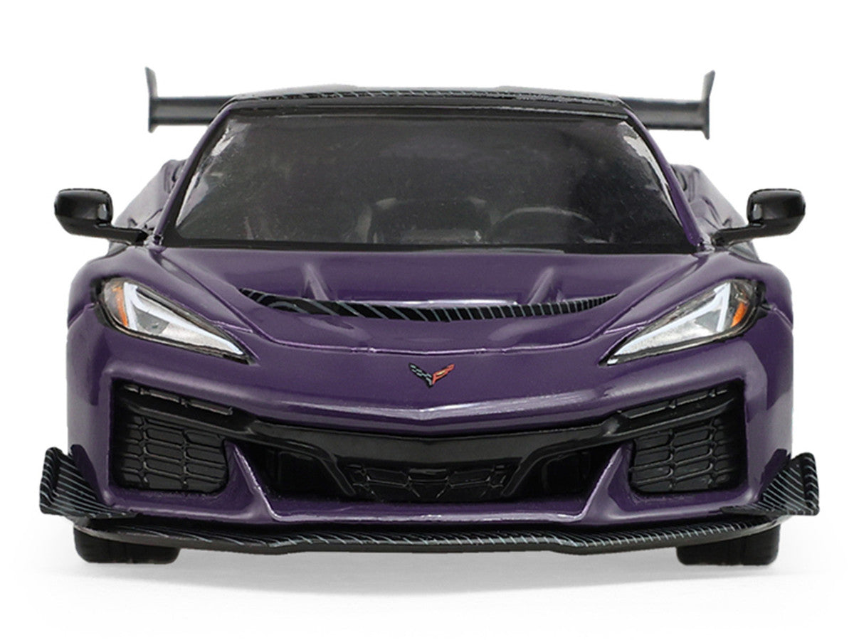 2025 Chevrolet Corvette ZR1 Hysteria Purple Metallic with Carbon Top "Auto Mall" Series 8 1/64 Diecast Model Car by Greenlight LuxuryLifeWay Online Store