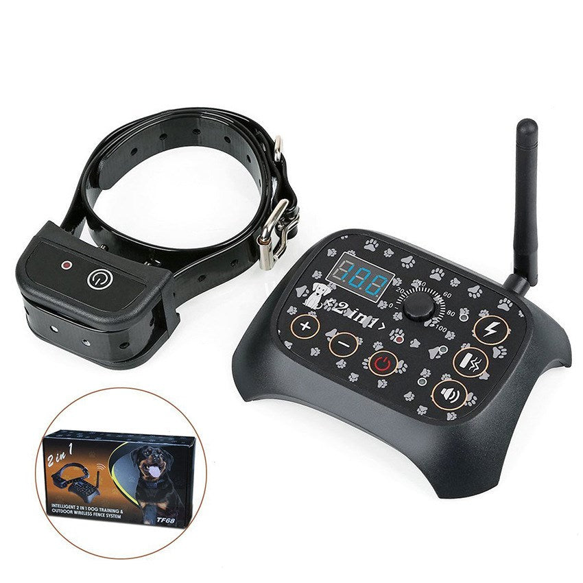 Two in one automatic bark stopper Pets Fashion