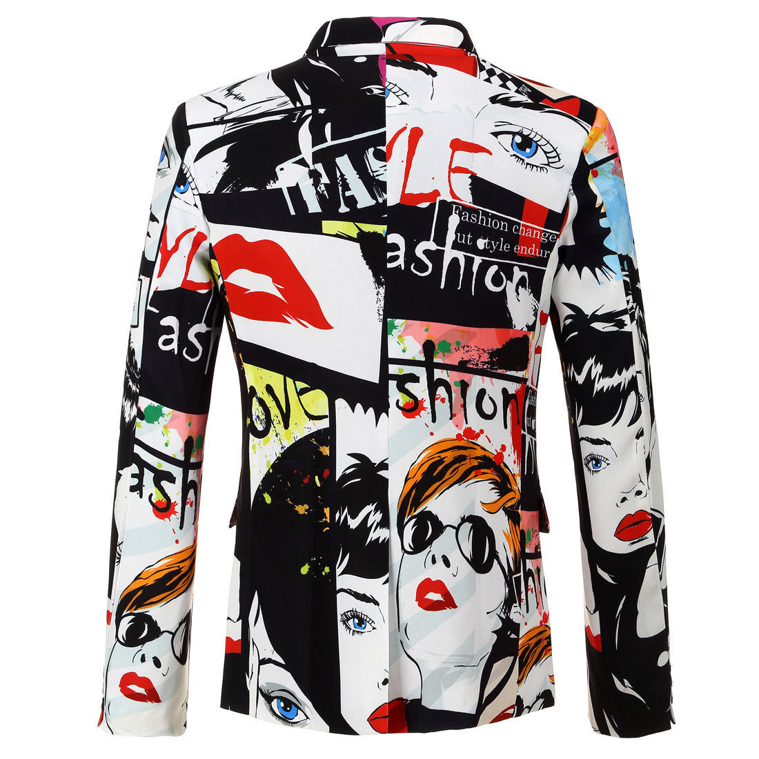 Graffiti Printed Suit Jacket Best YouTube Store