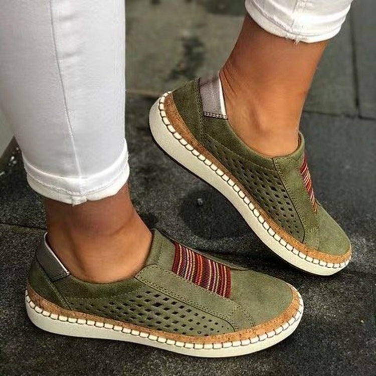 Large Size Casual Shoes European And American Canvas Shoes Women's Loafers LadyShow.Store
