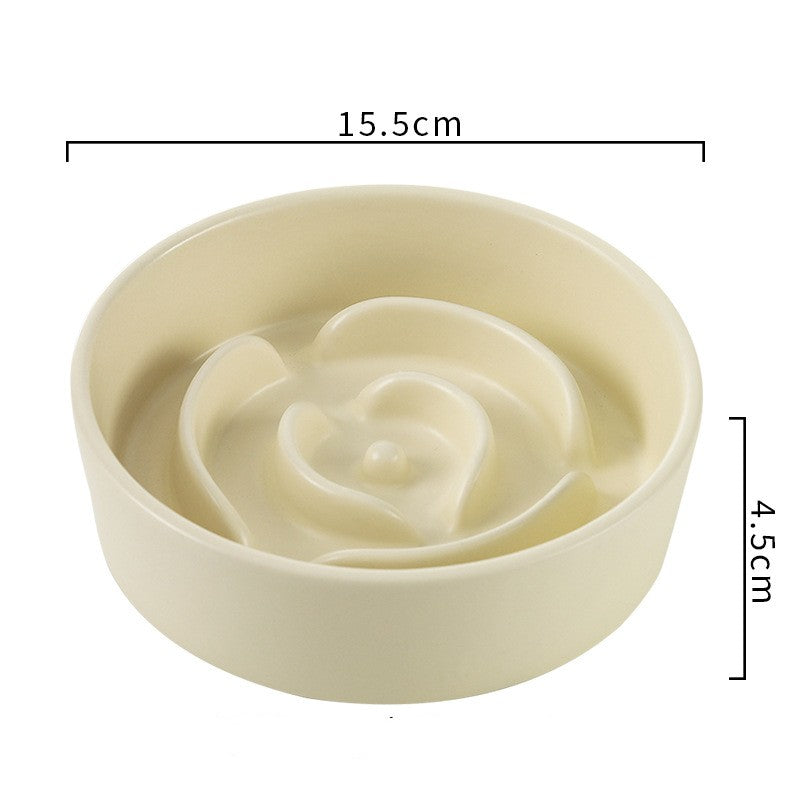 Ceramic Pet Cat And Dog Bowl Small And Medium-sized Dogs Puppy Pets Fashion