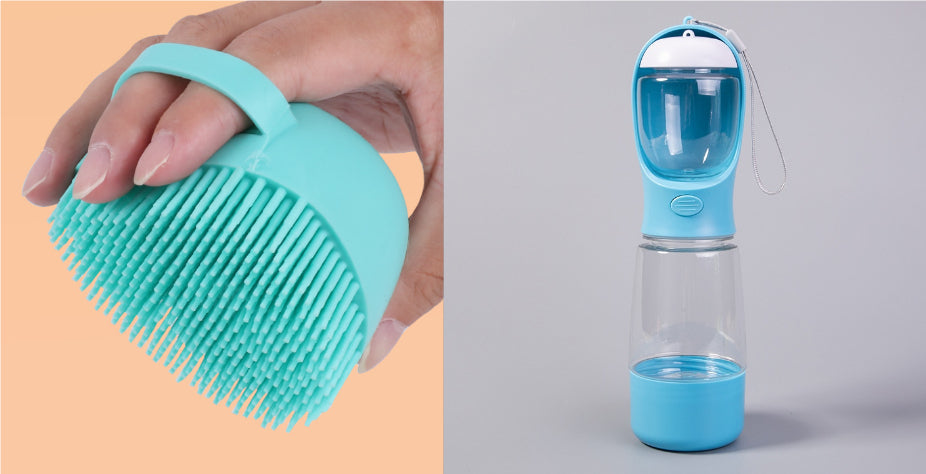 Water And Food Integrated Dog Walking Portable Cat Drinking Water Portable Cup Pets Fashion