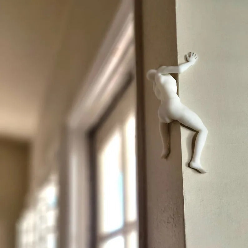Unique Climber Sculpture Wall Decor Climber Wall Decoration PearlNestDecor.com