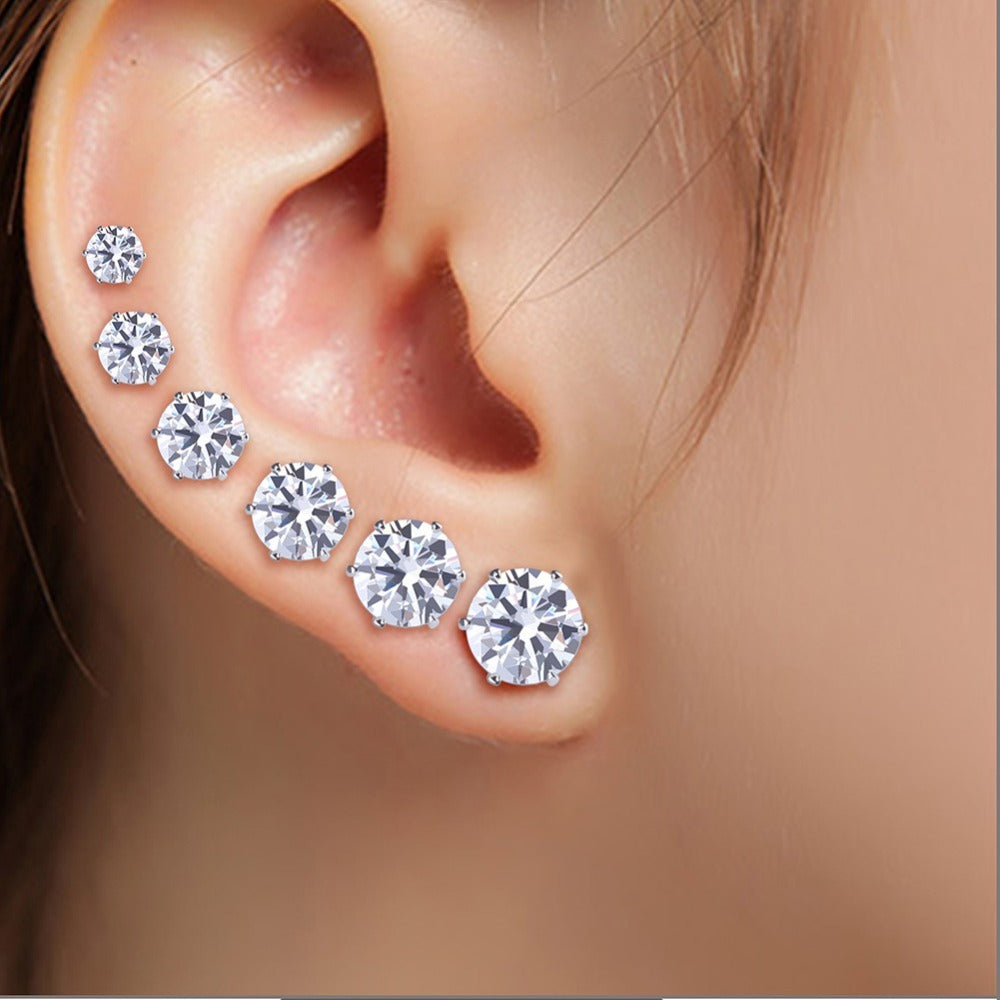 Zircon earring set